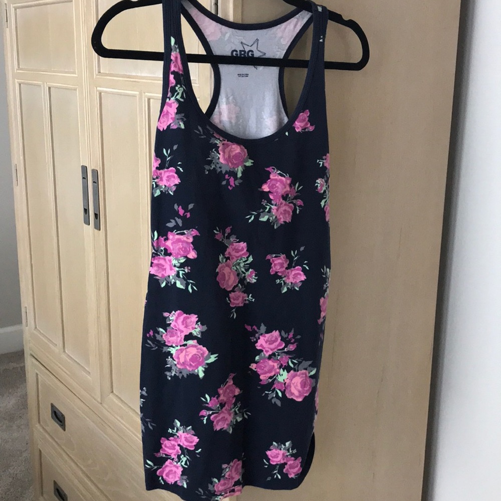 Racer back floral dress